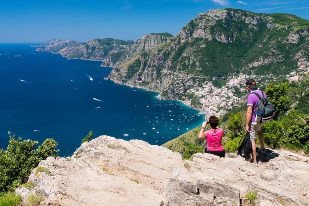Amalfi Coast, Positano, Sorrento, Capri, Garden, Villa Carcara Colli di Fontanelle Exterior photo